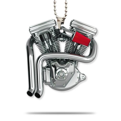 Gearhuman 3D V Twin Engine Car Hanging ZK26052114 Car Hanging Car Hanging/1 Pack