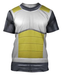 Gearhuman 3D Vegeta Saiyan Battle Armor Dragon Ball Super Custom Tshirt Apparel GV210918 3D T-shirt T-Shirt S 