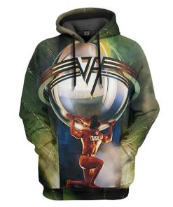 Gearhuman 3D VH Custom Hoodie Apparel GV010918 3D Custom Fleece Hoodies 