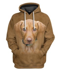 Gearhuman 3D Vizsla Dog Tshirt Hoodie Apparel GV05039 3D Apparel Hoodie S