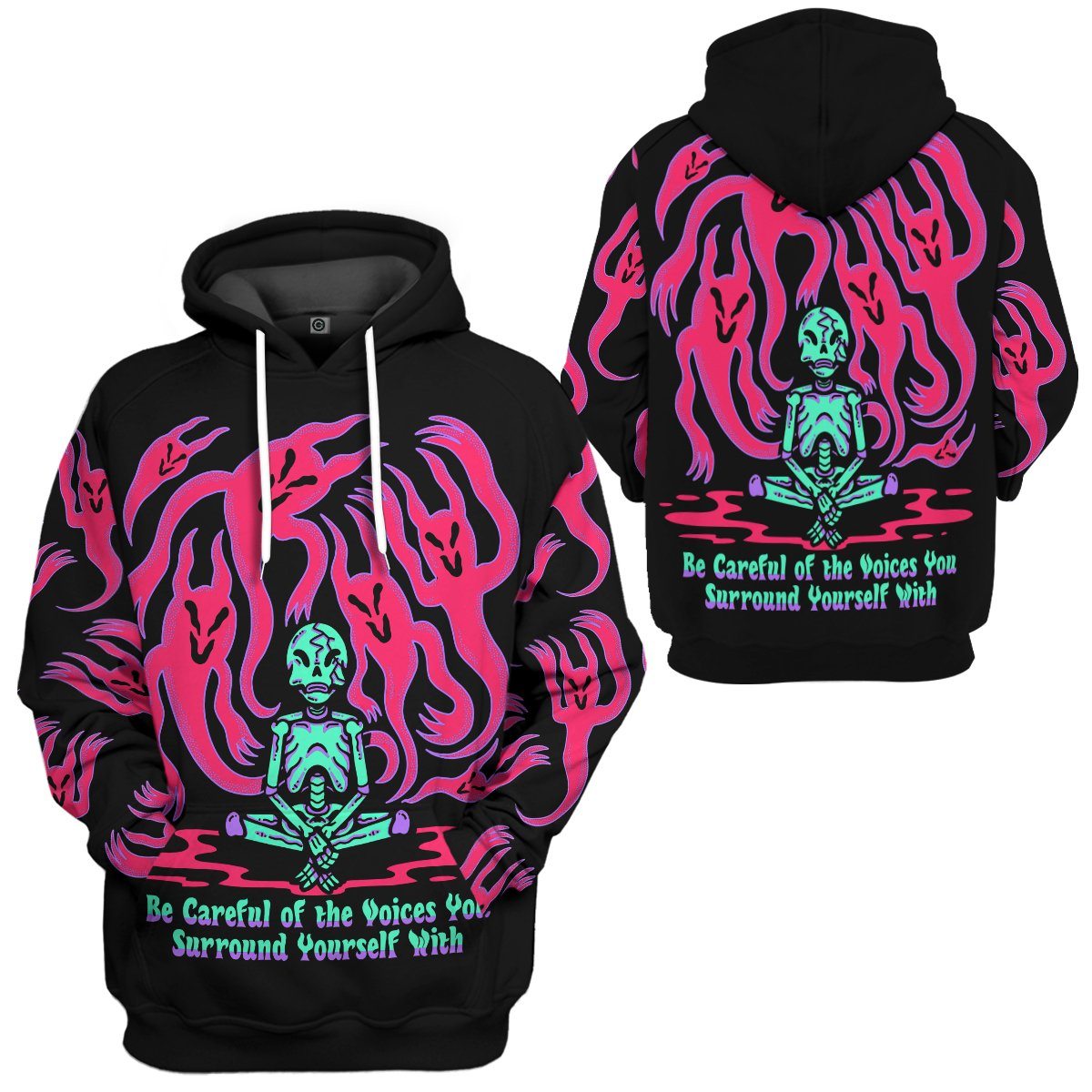 Gearhumans 3D Voices Custom Hoodie Apparel 3 Gearhuman 3D Voices Custom Hoodie Apparel GV14091 3D Custom Fleece Hoodies