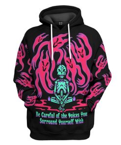 Gearhuman 3D Voices Custom Hoodie Apparel GV14091 3D Custom Fleece Hoodies Hoodie S 