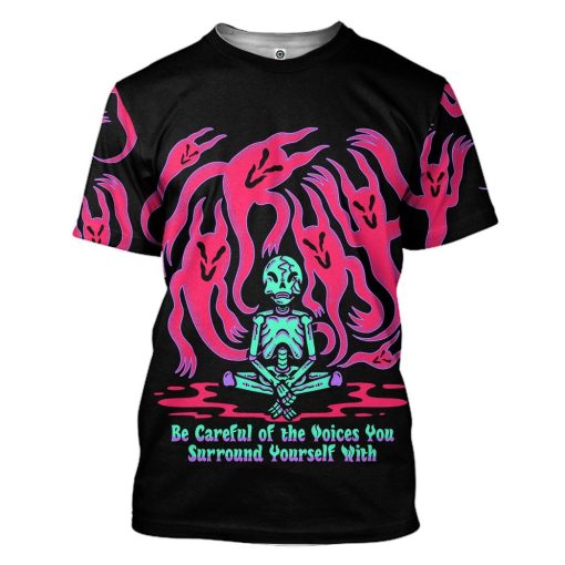 Gearhuman 3D Voices Custom Tshirt Apparel GV14091 3D T-shirt T-Shirt S