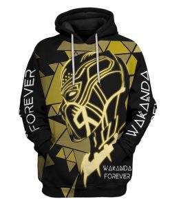 Gearhuman 3D Wakanda Forever Custom Hoodie Apparel GV03098 3D Custom Fleece Hoodies Hoodie S 