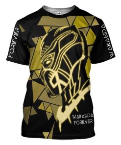 Gearhuman 3D Wakanda Forever Custom Tshirt Apparel GV03098 3D T-shirt T-Shirt S 