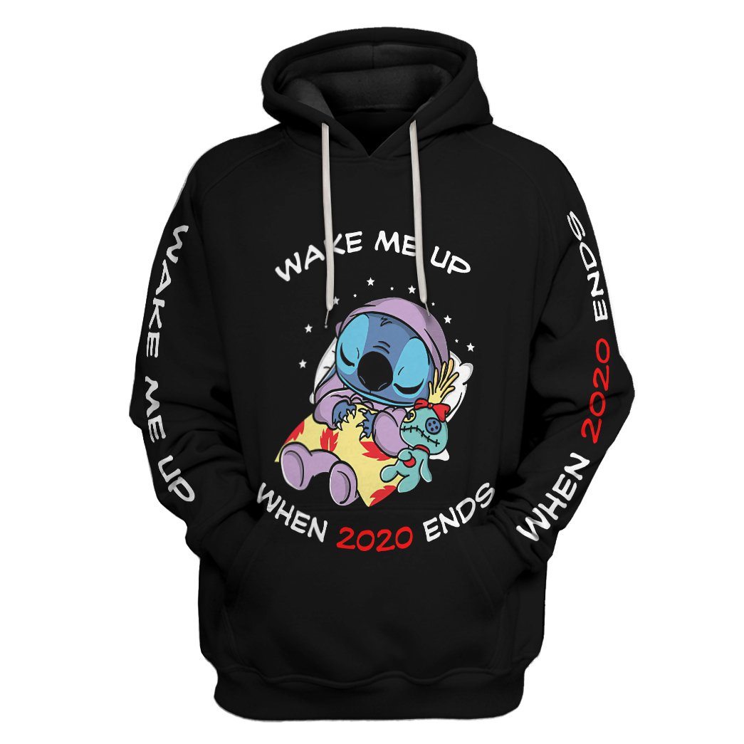 Gearhumans 3D Wake Me Up Custom Hoodie Apparel 1 Gearhuman 3D Wake Me Up Custom Hoodie Apparel GV14092 3D Custom Fleece Hoodies Hoodie S