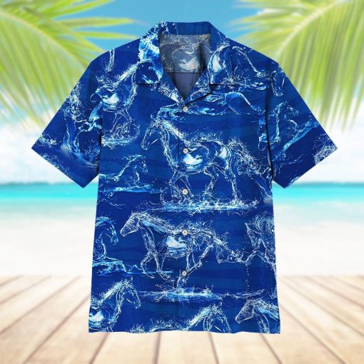 Gearhuman 3D Water Horse Hawaii Shirt ZZ2605216 Hawai Shirt