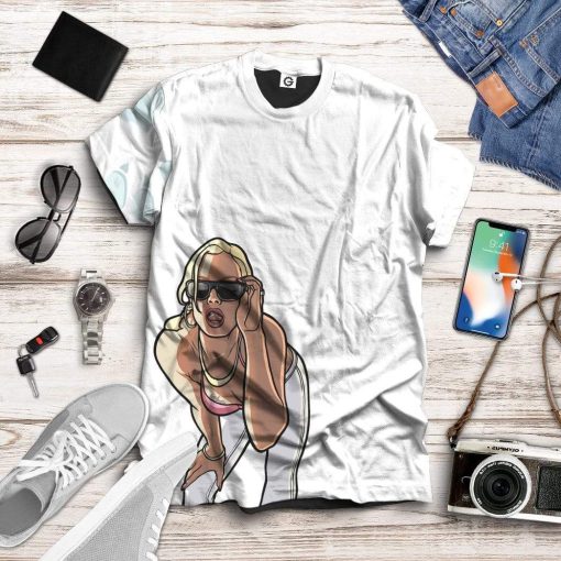 Gearhumans 3D White GTA San Andreas Custom Apparel 14 Gearhuman 3D White GTA San Andreas Custom Apparel GS11062 3D Custom Fleece Hoodies