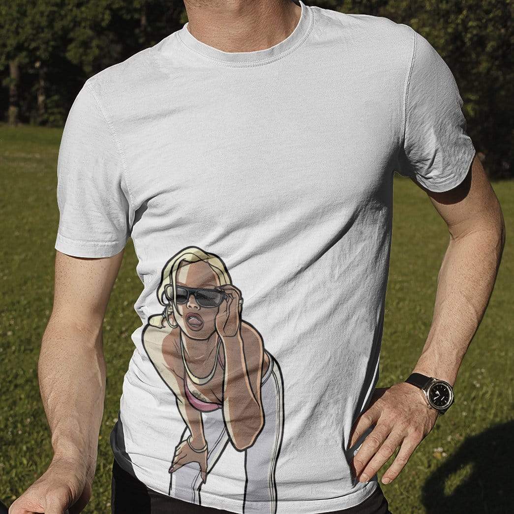 Gearhumans 3D White GTA San Andreas Custom Apparel 5 Gearhuman 3D White GTA San Andreas Custom Apparel GS11062 3D Custom Fleece Hoodies
