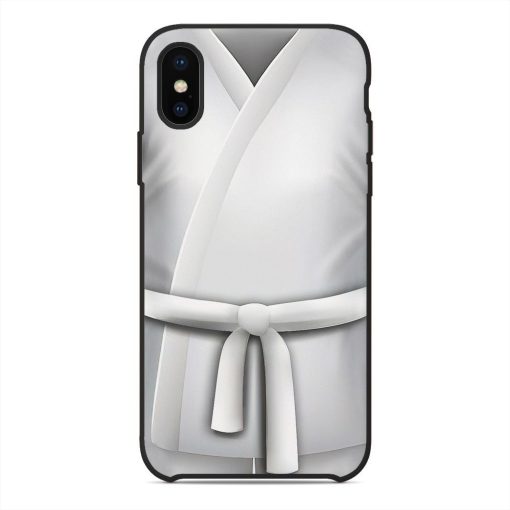 Gearhuman 3D White Karate Belt Phone Case ZK1706219 Glass Phone Case Iphone X