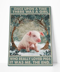 Gearhuman 3D Who Really Loved Pig Canvas GB220222 Canvas 1 Piece Non Frame M