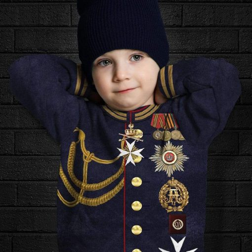 Gearhuman 3D Wilhelm II Custom Hoodie Apparel GH230401 Kid 3D Apparel