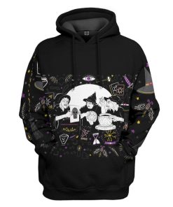 Gearhuman 3D Witch Crafts Custom Hoodie Apparel GV090913 3D Custom Fleece Hoodies Hoodie S 