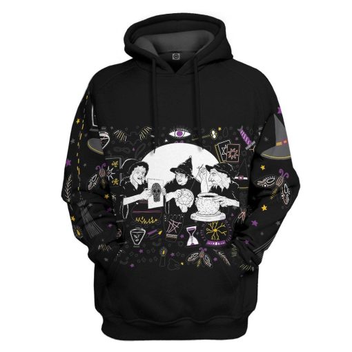 Gearhuman 3D Witch Crafts Custom Hoodie Apparel GV090913 3D Custom Fleece Hoodies Hoodie S