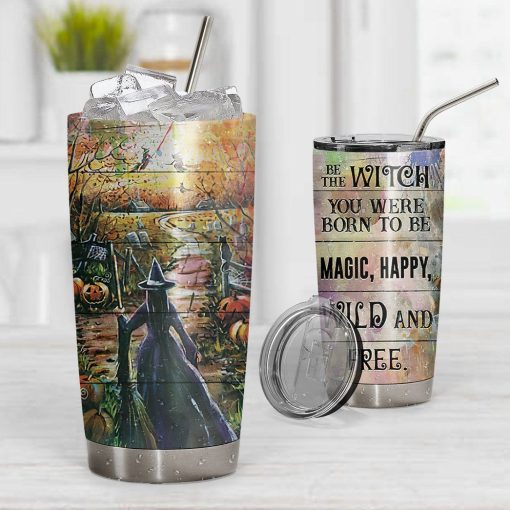 Gearhuman 3D Witch Custom Design Vacuum Insulated Tumbler GH29095 Tumbler