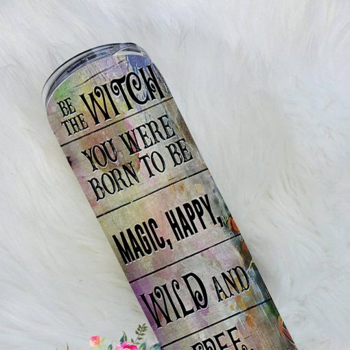 Gearhuman 3D Witch Custom Design Vacuum Insulated Tumbler GH29095 Tumbler