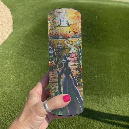 Gearhuman 3D Witch Custom Design Vacuum Insulated Tumbler GH29095 Tumbler