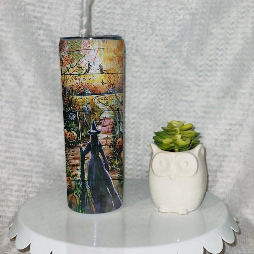 Gearhuman 3D Witch Custom Design Vacuum Insulated Tumbler GH29095 Tumbler