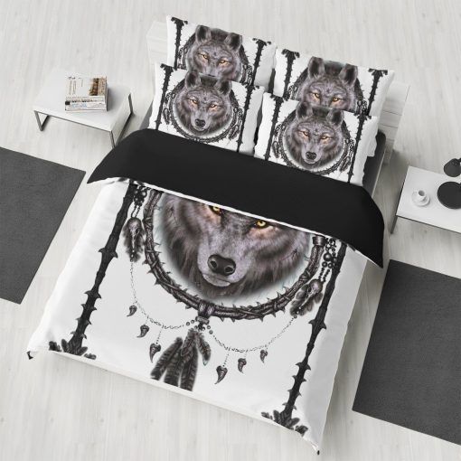 Gearhuman 3D Wolf Dreamcatcher Bedding Set GB10039 Bedding Set
