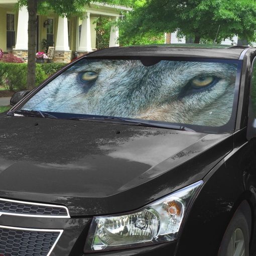 Gearhuman 3D Wolf Eyes Car Sunshade ZK3006214 Auto Sunshade