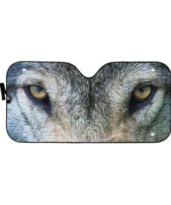 Gearhuman 3D Wolf Eyes Car Sunshade ZK3006214 Auto Sunshade 57''x27.5'' 
