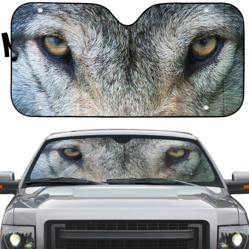 Gearhuman 3D Wolf Eyes Car Sunshade ZK3006214 Auto Sunshade