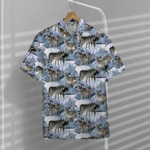 Gearhuman 3D Wolf Hawaii Shirt ZZ2705215 Hawai Shirt