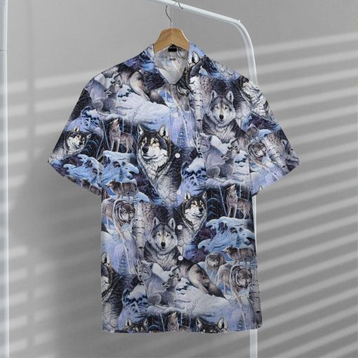 Gearhuman 3D Wolf Hawaii Shirt ZZ2705217 Hawai Shirt