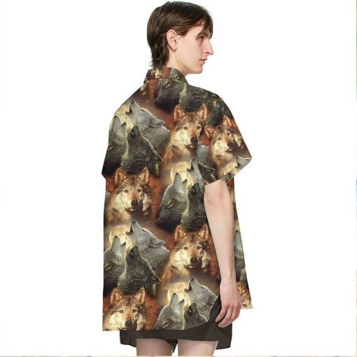 Gearhuman 3D Wolf Hawaii Shirt ZZ3105214 Hawai Shirt