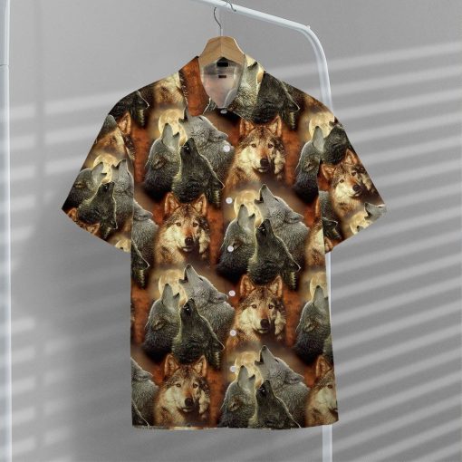 Gearhuman 3D Wolf Hawaii Shirt ZZ3105214 Hawai Shirt