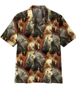 Gearhuman 3D Wolf Hawaii Shirt ZZ3105214 Hawai Shirt Short Sleeve Shirt S 
