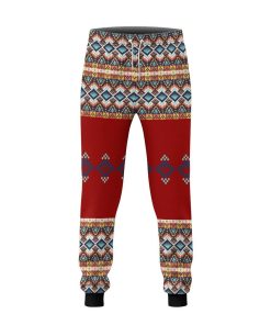 Gearhuman 3D Wolf Native American Sweatpants GB03034 Sweatpants Sweatpants S