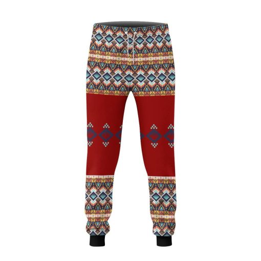 Gearhuman 3D Wolf Native American Sweatpants GB03034 Sweatpants Sweatpants S