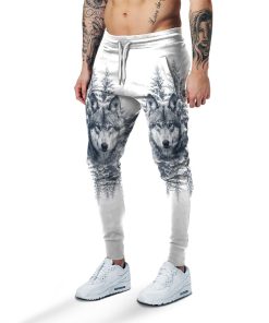 Gearhuman 3D Wolf Snow Custom Sweatpants GB180215 Sweatpants Sweatpants S