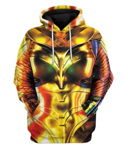 Gearhuman 3D Wonder Woman 1984 Colourful Custom Tshirt Hoodie Appreal CU03121 3D Apparel Hoodie S 