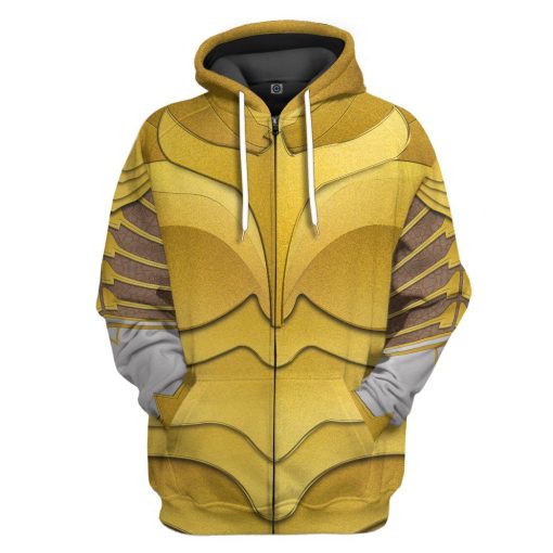 Gearhuman 3D Wonder Woman Custom Hoodie Apparel GL240820 3D Custom Fleece Hoodies Zip Hoodie S