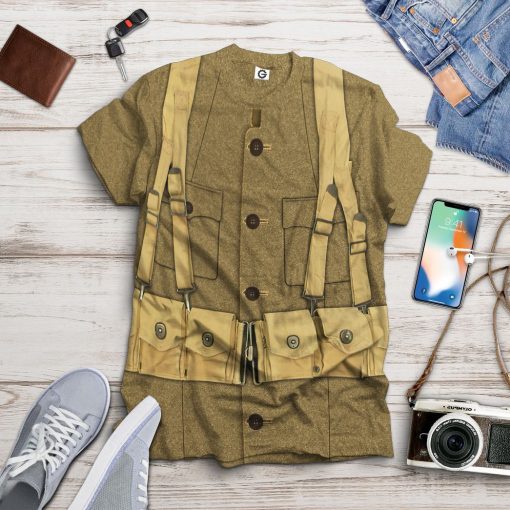 Gearhuman 3D WWI Soldier Custom Tshirt Hoodie Appreal CK19112 3D Apparel