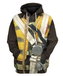 Gearhuman 3D WWII Pilot Soldier Tshirt Hoodie Apparel CK071211 3D Apparel Hoodie S 