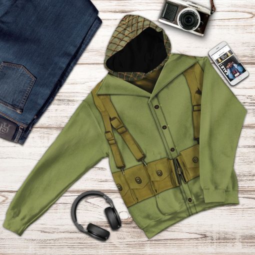 Gearhuman 3D WWII Soldier Custom Tshirt Hoodie Appreal CK19114 3D Apparel