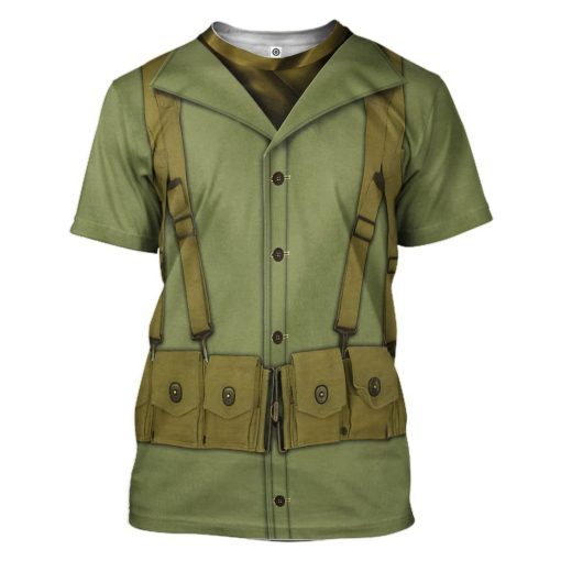 Gearhuman 3D WWII Soldier Custom Tshirt Hoodie Appreal CK19114 3D Apparel T-Shirt S