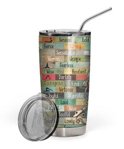 Gearhuman 3D Yoga I Am Custom Design Vacuum Insulated Tumbler GV08092 Tumbler 