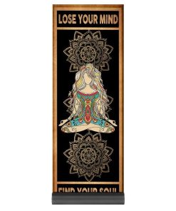 Gearhuman 3D Yoga Lose Your Mind Find Your Soul Custom Yoga Mat GW1706215 Yoga Mat Yoga Mat 71.37"x26.52" 