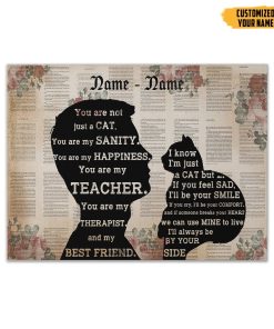 Gearhuman 3D You Are Not Just A Cat Custom Name Canvas GW250117 Canvas 1 Piece Non Frame M