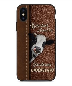 Gearhuman 3D You Will Never Understand Cow Phonecase GB08033 Glass Phone Case Iphone X