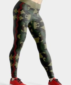 Gearhuman 3D Zigzag Stripe Custom Leggings GW08045 Leggings Leggings S