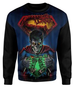 Gearhuman 3D Zombie Superman Custom Sweatshirt Apparel GW18092 Sweatshirt Sweatshirt S 