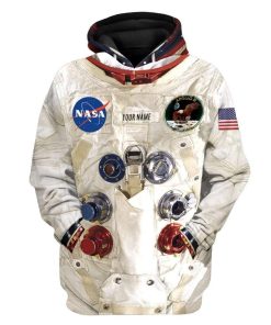 Gearhuman [50th Anniversary] 3D Custom Name Armstrong Spacesuit Apparel GHC0000 3D Custom Fleece Hoodies Hoodie S 