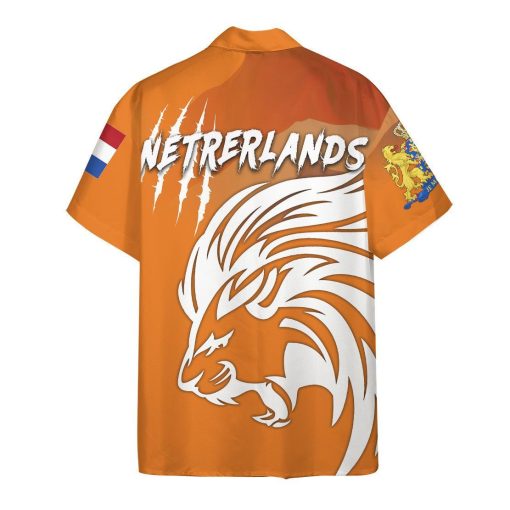 Gearhuman Euro 2020 Netherlands Supporter Hawaii Shirt ZK1406211 Short Sleeve Shirt