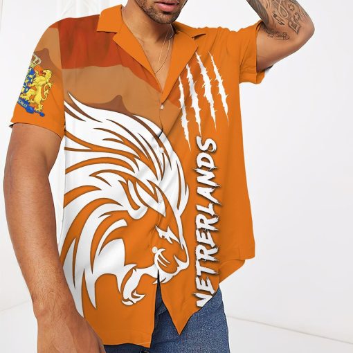 Gearhuman Euro 2020 Netherlands Supporter Hawaii Shirt ZK1406211 Short Sleeve Shirt
