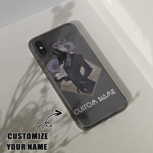 Gearhumans GearHuman Gentle Anubis Custom Name PhoneCase 3 GearHuman Gentle Anubis Custom Name PhoneCase GR06018 Glass Phone Case